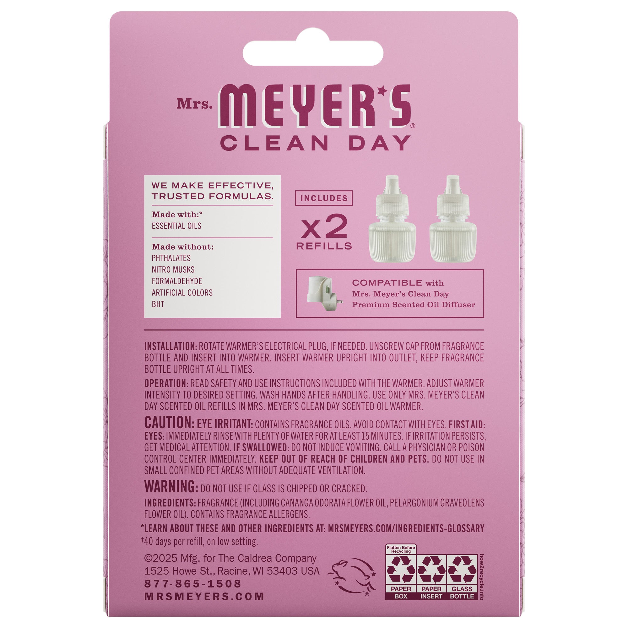 Peony Plug In Scented Oil Refill, 2-Pack - View 2