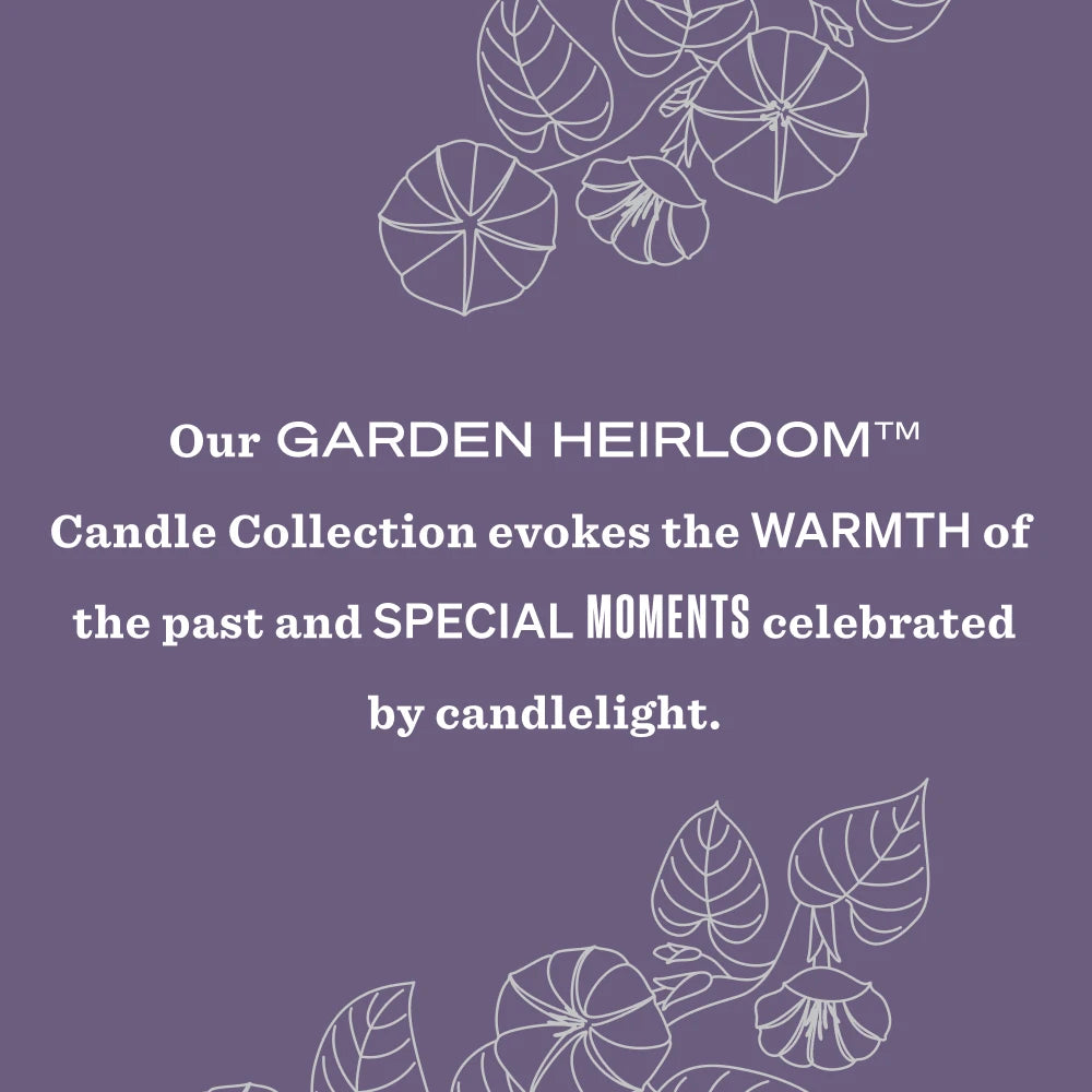 Moonflower Garden Heirloom Candle - View 4