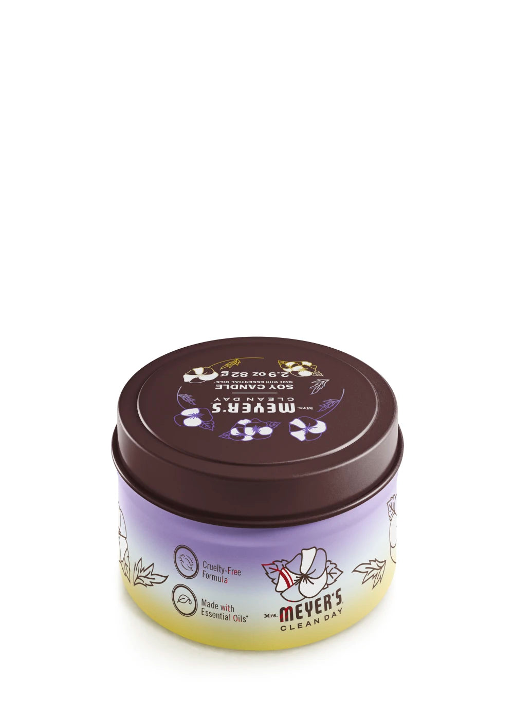 Compassion Flower Tin Candle - View 3
