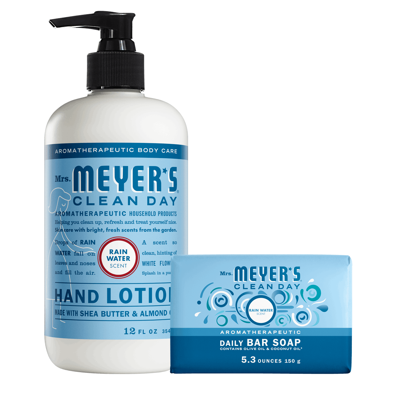Rain Water Bar Soap & Hand Lotion Set
