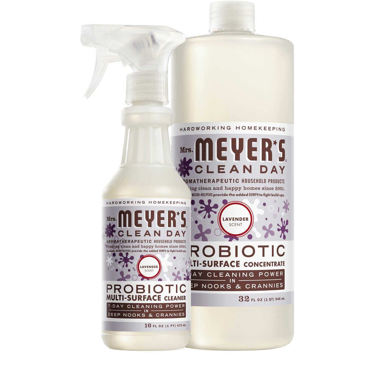 Lavender Probiotic Multi-Surface Cleaner & Concentrate Set