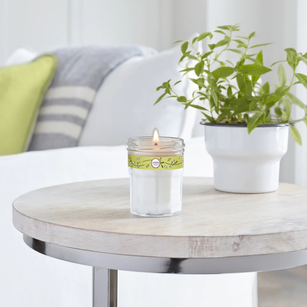 Lemon Verbena Soy Candle Small - View 6